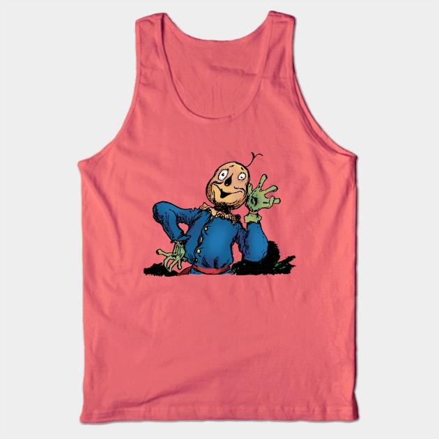 Scarecrow Listens for a Bugle Tank Top by MandyE